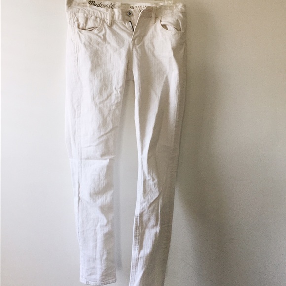 Madewell White Skinny Jeans