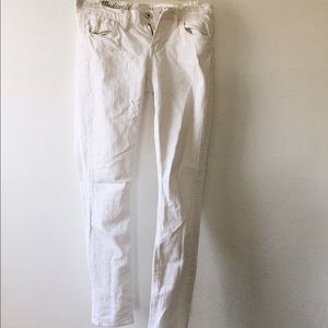 Madewell White Skinny Jeans
