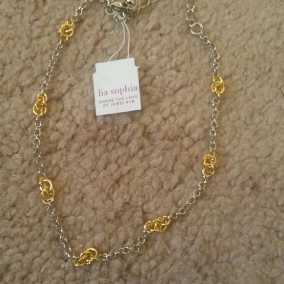 Lia Sofia Love Knot anklet