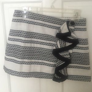 Black/white stripe Nanette Lepore Mini size 4