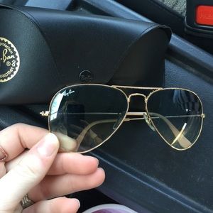 Blue Fade Rayban Aviators
