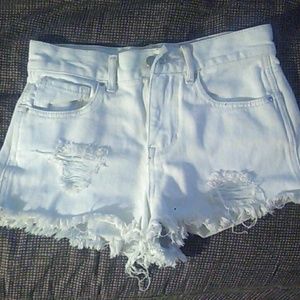 White Jeans shorts