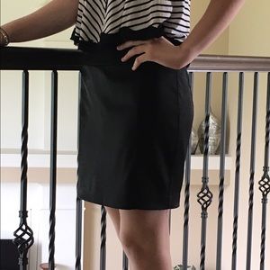 Express Satin Pencil Skirt