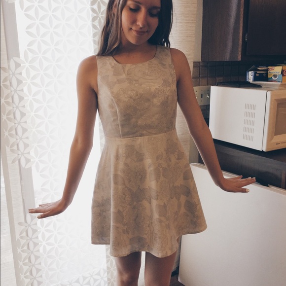 White & Silver Forever 21 dress (M)
