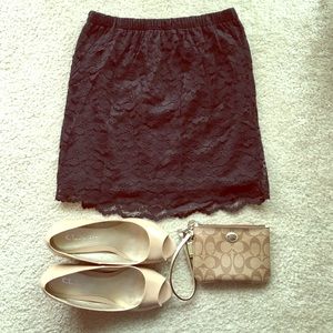 ❗️lowest price❗️Black Lace Skirt