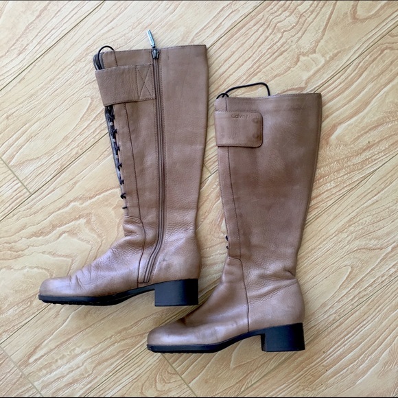 Tan Calvin Klein Boots
