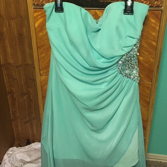 Tiffany Blue formal dress
