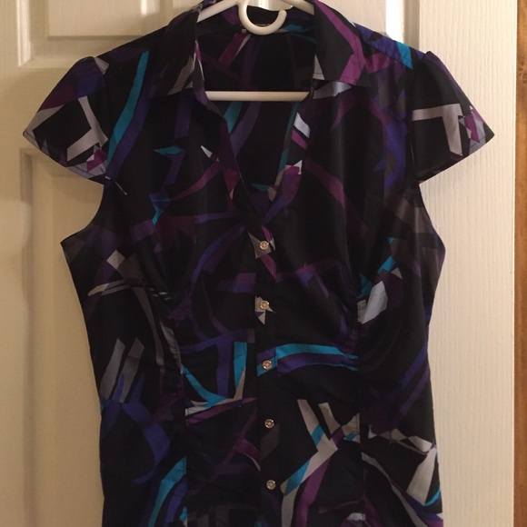 Fitted button up shirt from Express