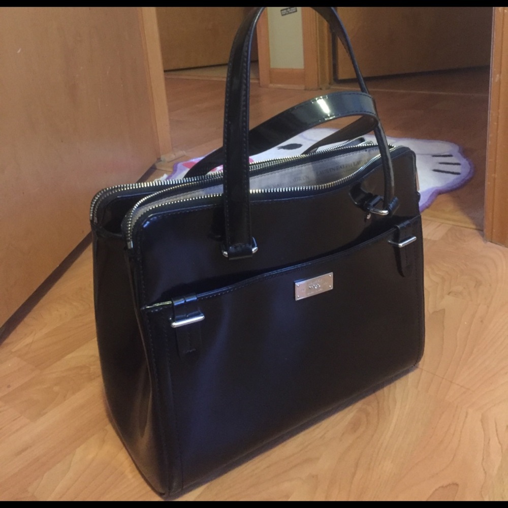 Ralph Lauren black satchel
