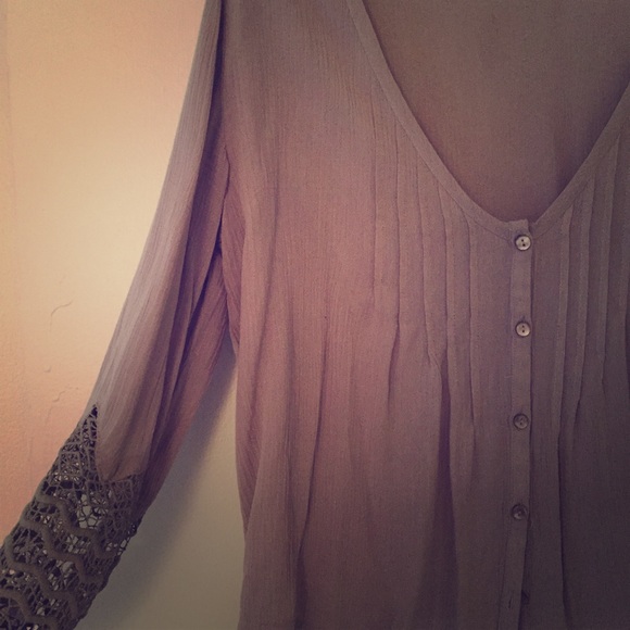 PacSun Tops - Roxy by PacSun Grey/Lavender Top