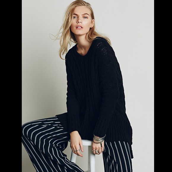 Free People Sweaters - ❗️1DAY SALE+FREE SHIP❗️FREE PEOPLE cable pullover