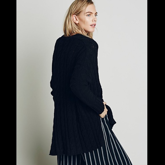 ❗️1DAY SALE+FREE SHIP❗️FREE PEOPLE cable pullover - Picture 3 of 4