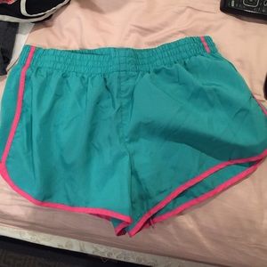 Turquoise shorts