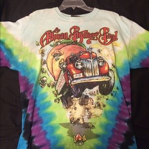 Allman brothers band shroom tie dye tee