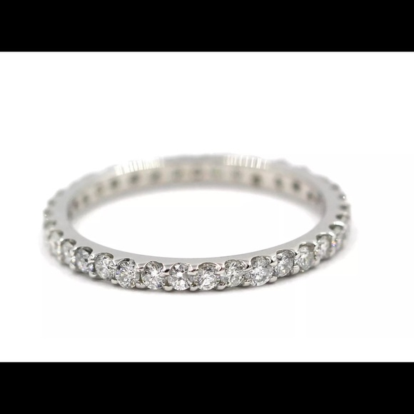 0.77 Ct. Round Cut Diamond Women's Eternity Ring