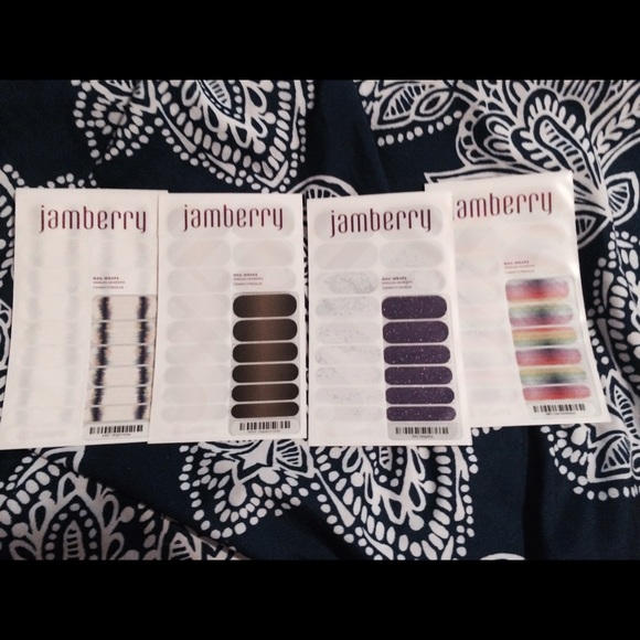 Jamberry nail wrap bundle of four.