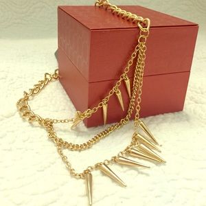 💥Spiked chain necklace💥