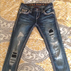 Rock revival skinny jeans