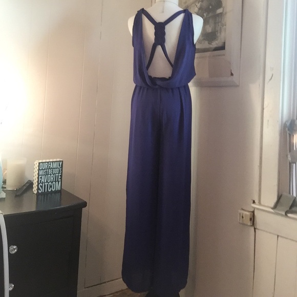 Navy/purple jumpsuit