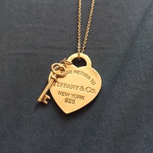 Silver Tiffany's necklace