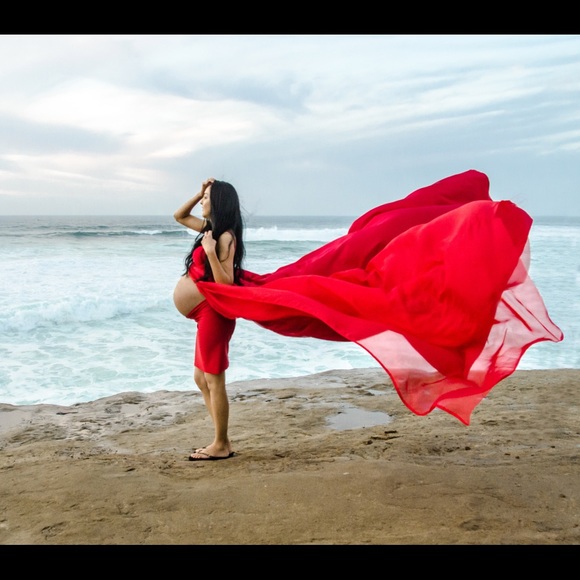 Red Gown - Handmade