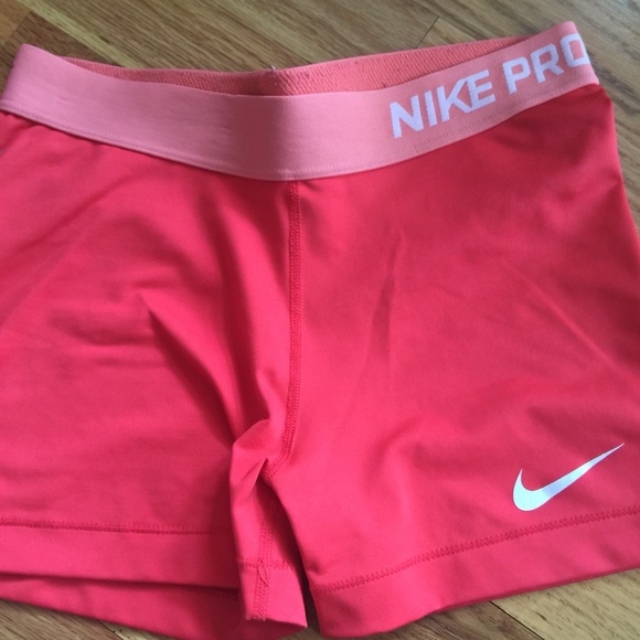 Coral and pink nike pros!