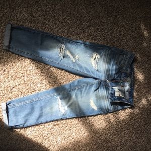 American eagle boy crop jeans