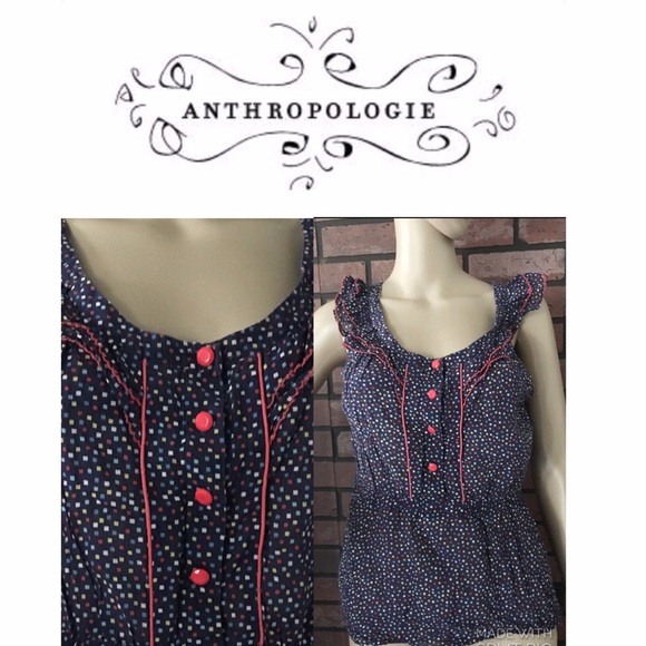 Anthropologie Tops - ❌sold in bundle❌ Anthropologie ruffle sleeve top 8