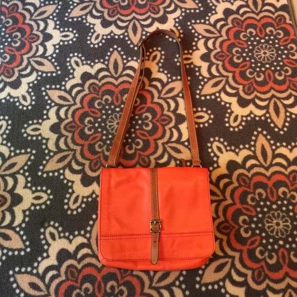 Fossil messenger purse
