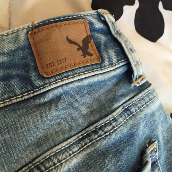American Eagle cuffed jean shorts