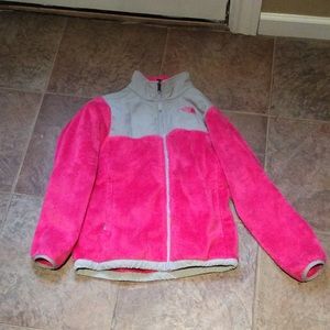 Hot Pink North face Fleece
