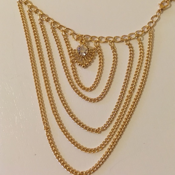 Ankle Bracelet High Heel Shoe Chain Layered Dangle - Picture 3 of 4