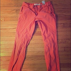 Size 10 H&M Logg salmon chinos