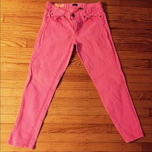 J crew hot pink pants