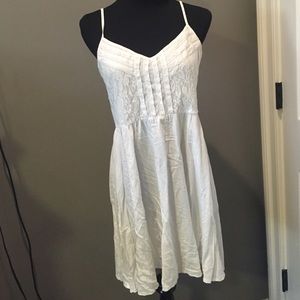 White Sundress with lace on top