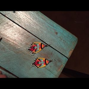 Handmade beaded earrings