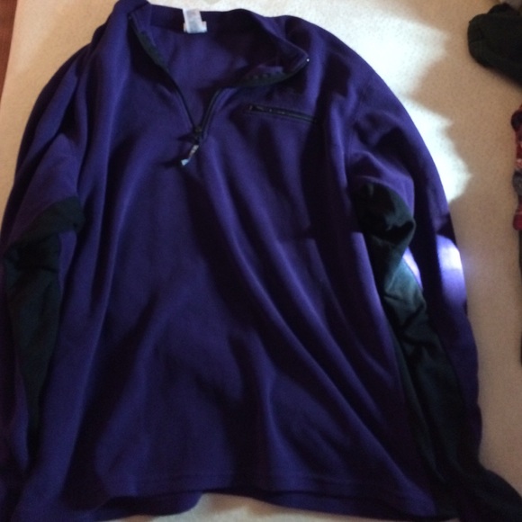 Purple oversized northface pullover