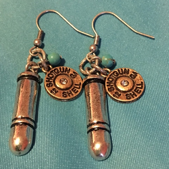 12 Guage Shotgun Shell Earrings - Picture 3 of 3
