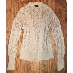 Jack by BB Dakota Loose Tan Cardigan w/ Buttons