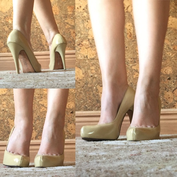 Dolce Vita platform patent leather heels