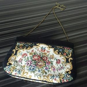 Vintage needlepoint purse