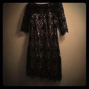 Black lace dress