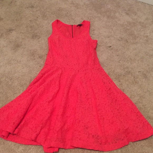 Reddish-Pink lace summer dress from Express