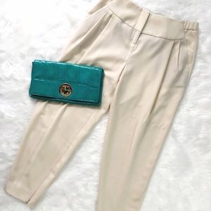 Halston Heritage Cream Harem Pants