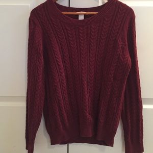 Red Knit Sweater
