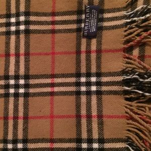 Burberry giant check scarf, authentic