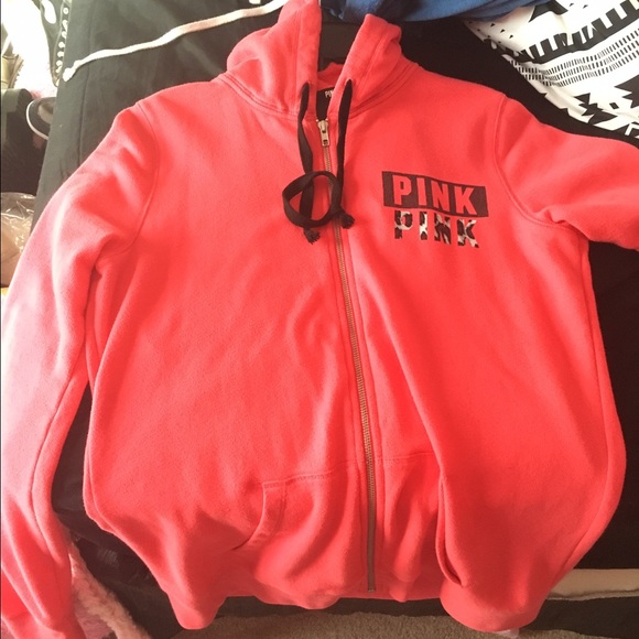 VS PINK zip up hoodie