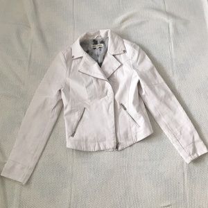 White faux leather Steve Madden Jacket