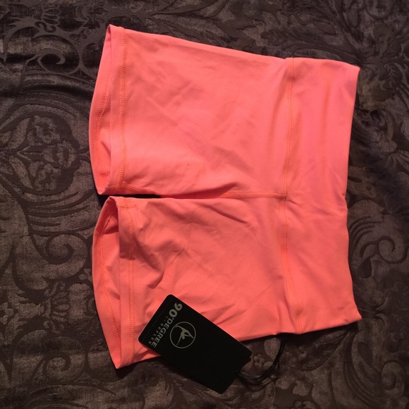 Pink athletic shorts