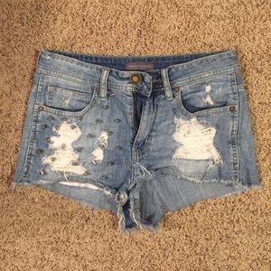 High waisted shorts